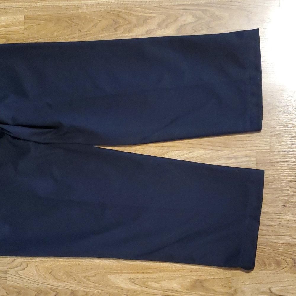 Lands End Men's Traditional Fit Plain Front Chino Pants Navy Size 36 x 28 - Picture 12 of 13